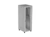 Lanberg FF01-8047-12SL 19" 47U SZÉL:800mm MÉLY:1000mm MAG:2343mm lapraszerelt LCD üvegajtós szürke szerver szekrény
