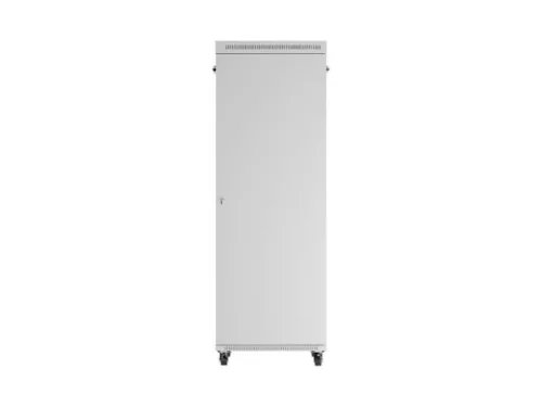 Lanberg FF01-8047-12SL 19" 47U SZÉL:800mm MÉLY:1000mm MAG:2343mm lapraszerelt LCD üvegajtós szürke szerver szekrény
