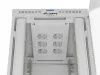 Lanberg FF01-8047-12SL 19" 47U SZÉL:800mm MÉLY:1000mm MAG:2343mm lapraszerelt LCD üvegajtós szürke szerver szekrény