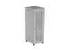 Lanberg FF01-8047-23SL 19" 47U SZÉL:800mm MÉLY:1000mm MAG:2343mm lapraszerelt LCD hálós fémajtós szürke szerver szekrény