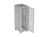 Lanberg FF01-8047-23SL 19" 47U SZÉL:800mm MÉLY:1000mm MAG:2343mm lapraszerelt LCD hálós fémajtós szürke szerver szekrény