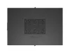 Lanberg FF01-8227-12BL 19" 27U SZÉL:800mm MÉLY:1200mm MAG:1456mm lapraszerelt LCD üvegajtós fekete szerver szekrény