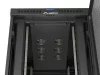 Lanberg FF01-8227-23BL 19" 27U SZÉL:800mm MÉLY:1200mm MAG:1456 lapraszerelt LCD hálós fémajtós fekete szerver szekrény