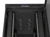 Lanberg FF01-8242-23BL 19" 42U SZÉL:800mm MÉLY:1200mm MAG:2127mm lapraszerelt LCD hálós fémajtós fekete álló rack szekrény