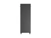 Lanberg FF01-8247-12BL 19" 47U SZÉL:800mm MÉLY:1200mm MAG:2350mm lapraszerelt LCD üvegajtós fekete szerver szekrény