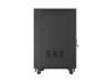 Lanberg FF01-8822-23BL 19" 22U SZÉL:800mm MÉLY:800mm MAG:1239mm lapraszerelt LCD hálós fémajtós fekete álló rack szekrény
