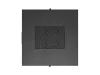 Lanberg FF01-8822-23BL 19" 22U SZÉL:800mm MÉLY:800mm MAG:1239mm lapraszerelt LCD hálós fémajtós fekete álló rack szekrény