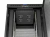 Lanberg FF01-8822-23BL 19" 22U SZÉL:800mm MÉLY:800mm MAG:1239mm lapraszerelt LCD hálós fémajtós fekete álló rack szekrény