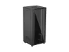 Lanberg FF01-8837-12B 19" 37U SZÉL:800mm MÉLY:800mm MAG:1826mm lapraszerelt üvegajtós fekete álló rack szekrény