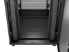 Lanberg FF01-8837-23BL 19" 37U SZÉL:800mm MÉLY:800mm MAG:1721mm lapraszerelt LCD hálós fémajtós fekete álló rack szekrény