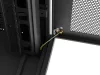 Lanberg FF01-8837-23BL 19" 37U SZÉL:800mm MÉLY:800mm MAG:1721mm lapraszerelt LCD hálós fémajtós fekete álló rack szekrény