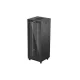 Lanberg FF01-8842-12BL 19" 42U SZÉL:800mm MÉLY:800mm MAG:2122mm LCD lapraszerelt üvegajtós fekete álló rack szekrény