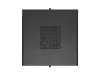 Lanberg FF01-8842-23B 19" 42U SZÉL:800mm MÉLY:800mm MAG:2047mm lapraszerelt hálós fémajtós fekete álló rack szekrény