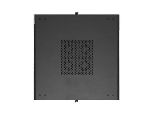 Lanberg FF01-8842-23B 19" 42U SZÉL:800mm MÉLY:800mm MAG:2047mm lapraszerelt hálós fémajtós fekete álló rack szekrény