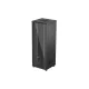 Lanberg FF01-8847-12B 19" 47U SZÉL:800mm MÉLY:800mm MAG:2270mm lapraszerelt üvegajtós fekete álló rack szekrény