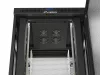 Lanberg FF01-8847-23BL 19" 47U SZÉL:800mm MÉLY:800mm MAG:2343mm lapraszerelt LCD hálós fémajtós fekete álló rack szekrény