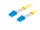 Lanberg FO-LULU-SD11-0020-YE Monomódusú OS2 LSZH 2xLC/UPC csatlakozóval duplex optikai patch kábel 2m