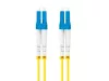 Lanberg FO-LULU-SD11-0020-YE Monomódusú OS2 LSZH 2xLC/UPC csatlakozóval duplex optikai patch kábel 2m