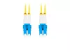 Lanberg FO-LULU-SD11-0020-YE Monomódusú OS2 LSZH 2xLC/UPC csatlakozóval duplex optikai patch kábel 2m