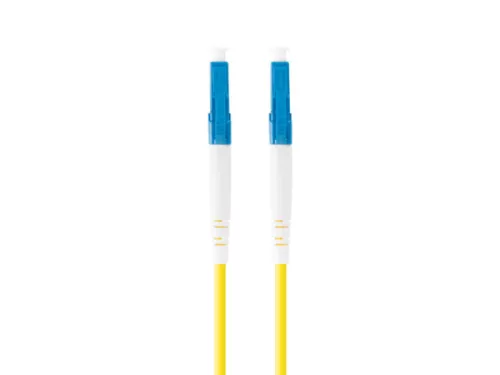 Lanberg FO-LULU-SS11-0010-YE Monomódusú OS2 LSZH 2xLC/UPC csatlakozóval szimpex optikai patch kábel 1m