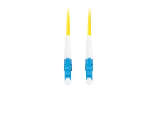 Lanberg FO-LULU-SS11-0010-YE Monomódusú OS2 LSZH 2xLC/UPC csatlakozóval szimpex optikai patch kábel 1m
