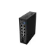 Lanberg ILFE-8P-1GE-1S-120 8xFE 10/100Mb/s LAN POE port 90W 1xGbE uplink LAN port 1xSFP uplink port ipari swtich