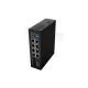 Lanberg ILGE-8P-2S-120 8xGbE LAN POE+/++ port 2xSFP uplink port 90W ipari swtich