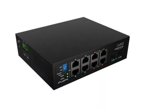 Lanberg ILGE-8P-2S-120 8xGbE LAN POE+/++ port 2xSFP uplink port 90W ipari swtich