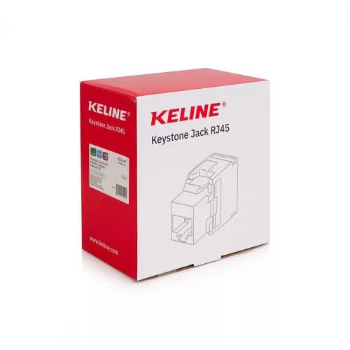 KELINE KEJ-C6-U-TL Cat.6 árnyékolatlan szerszám nélkül szerelhető Keystone Jack
