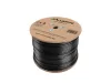Lanberg LCF5-21CU-0305-BK Cat.5e F/UTP PE CU Fca 100MHz AWG24 305m árnyékolt fekete kültéri kábel
