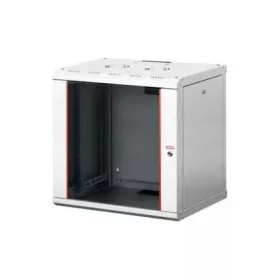   Lande LN-PR12U6060-LG PROline 19" 12U 600x600mm üvegajtós szürke fali rack szekrény