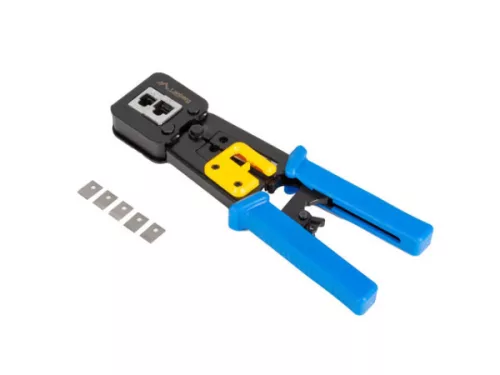 Lanberg NT-0204 Moduláris RJ45/RJ11/RJ12/pass-through átmenő krimpelő szerszám