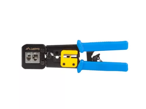 Lanberg NT-0204 Moduláris RJ45/RJ11/RJ12/pass-through átmenő krimpelő szerszám