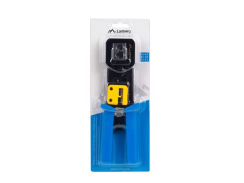 Lanberg NT-0204 Moduláris RJ45/RJ11/RJ12/pass-through átmenő krimpelő szerszám
