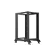 Lanberg OR01-6022-B 19" 22U SZÉL:600mm MÉLY:1000mm MAG:1673mm lapraszerelt fekete rack keret