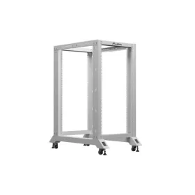   Lanberg OR01-6022-S 19" 22U SZÉL:600mm MÉLY:1000mm MAG:1673mm lapraszerelt szürke rack keret