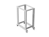 Lanberg OR01-6022-S 19" 22U SZÉL:600mm MÉLY:1000mm MAG:1673mm lapraszerelt szürke rack keret