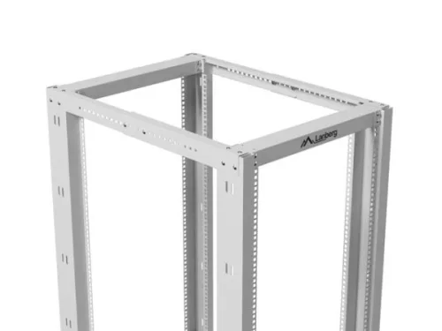 Lanberg OR01-6022-S 19" 22U SZÉL:600mm MÉLY:1000mm MAG:1673mm lapraszerelt szürke rack keret
