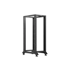   Lanberg OR01-6032-B 19" 32U SZÉL:600mm MÉLY:1000mm MAG:1673mm lapraszerelt fekete rack keret