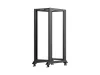 Lanberg OR01-6032-B 19" 32U SZÉL:600mm MÉLY:1000mm MAG:1673mm lapraszerelt fekete rack keret