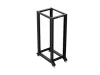 Lanberg OR01-6032-B 19" 32U SZÉL:600mm MÉLY:1000mm MAG:1673mm lapraszerelt fekete rack keret