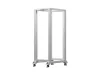 Lanberg OR01-6032-S 19" 32U SZÉL:600mm MÉLY:1000mm MAG:1673mm lapraszerelt szürke rack keret