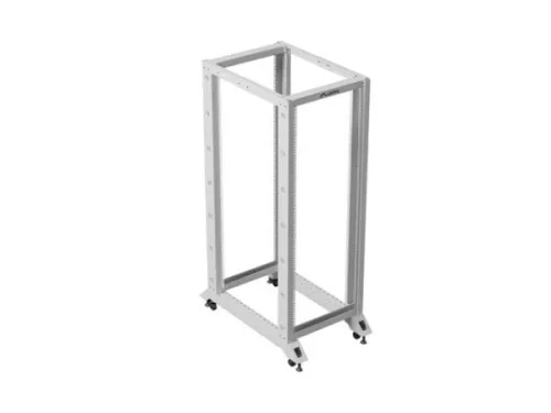 Lanberg OR01-6032-S 19" 32U SZÉL:600mm MÉLY:1000mm MAG:1673mm lapraszerelt szürke rack keret