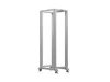 Lanberg OR01-6042-S 19" 42U SZÉL:600mm MÉLY:1000mm MAG:2118mm lapraszerelt szürke rack keret