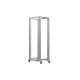 Lanberg OR01-6042-S 19" 42U SZÉL:600mm MÉLY:1000mm MAG:2118mm lapraszerelt szürke rack keret