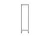 Lanberg OR01-6042-S 19" 42U SZÉL:600mm MÉLY:1000mm MAG:2118mm lapraszerelt szürke rack keret