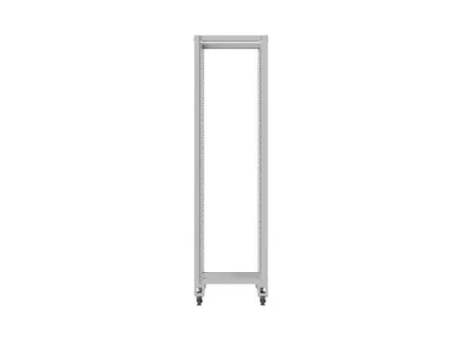 Lanberg OR01-6042-S 19" 42U SZÉL:600mm MÉLY:1000mm MAG:2118mm lapraszerelt szürke rack keret