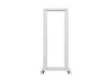 Lanberg OR01-6042-S 19" 42U SZÉL:600mm MÉLY:1000mm MAG:2118mm lapraszerelt szürke rack keret