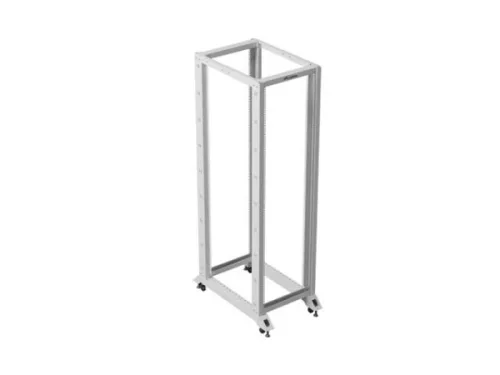 Lanberg OR01-6042-S 19" 42U SZÉL:600mm MÉLY:1000mm MAG:2118mm lapraszerelt szürke rack keret