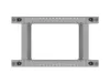 Lanberg OR01-6042-S 19" 42U SZÉL:600mm MÉLY:1000mm MAG:2118mm lapraszerelt szürke rack keret